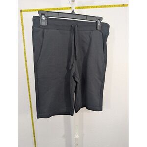 Company Eighty One Boys Black Fleece Sweat Shorts Size Medium Drawstring Pockets